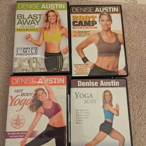 Denise Austin DVDs set of four